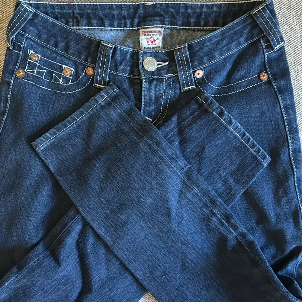 true religion blue jeans